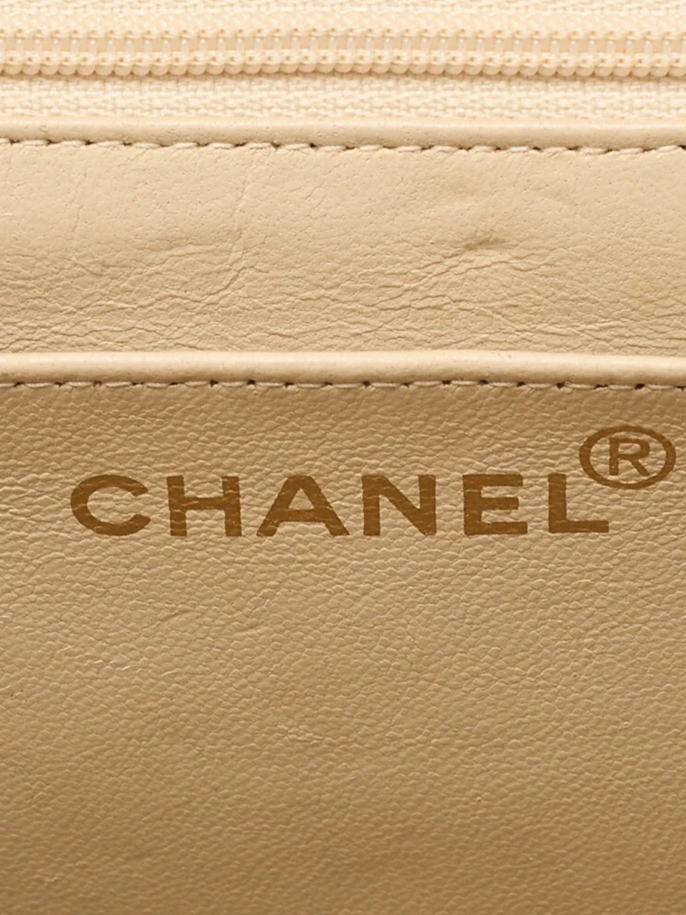 CHANEL Matelasse Square Chain Shoulder Bag – Beige - Picture 6 of 7
